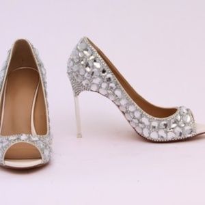Crystal Evening Pumps SZ 41